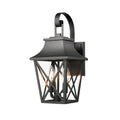 Black Outdoor Wall Light – Industrial Farmhouse Style