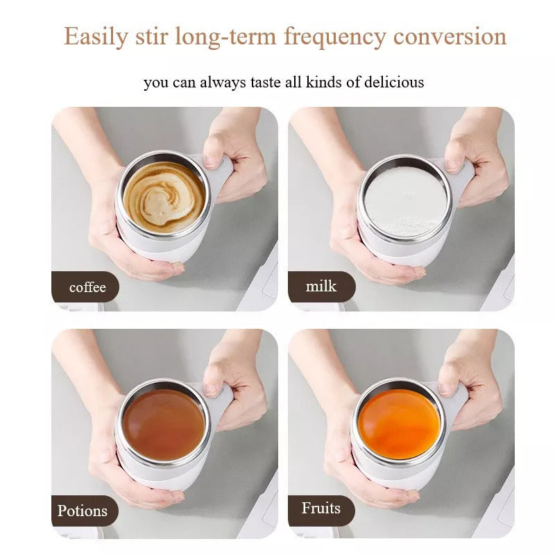 Rechargeable Electric Stirring Cup - Self-Stirring Mug