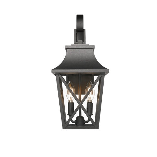 Black Outdoor Wall Light – Industrial Farmhouse Style