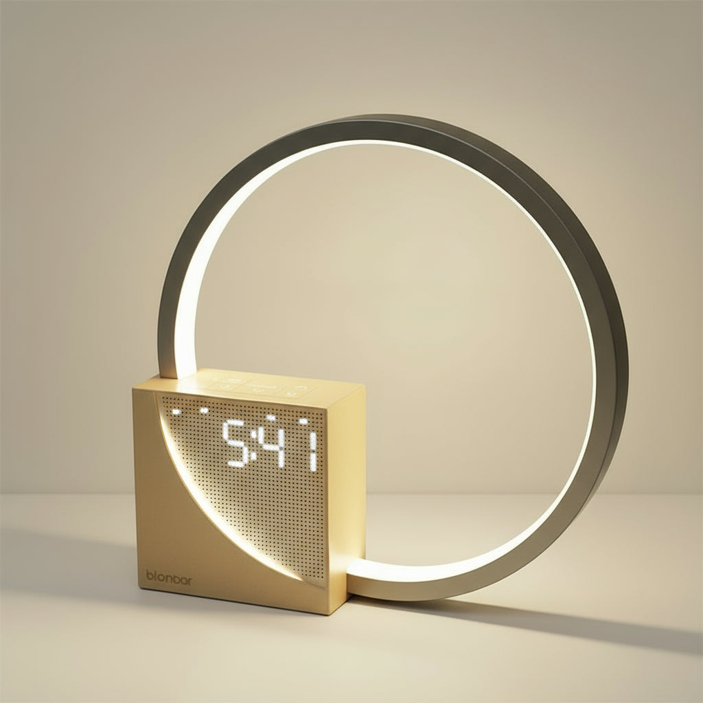 Touch Control Bedside Lamp with Natural Sounds & 3-Level Brightness